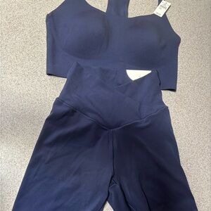 Navy Blue Activewear Set